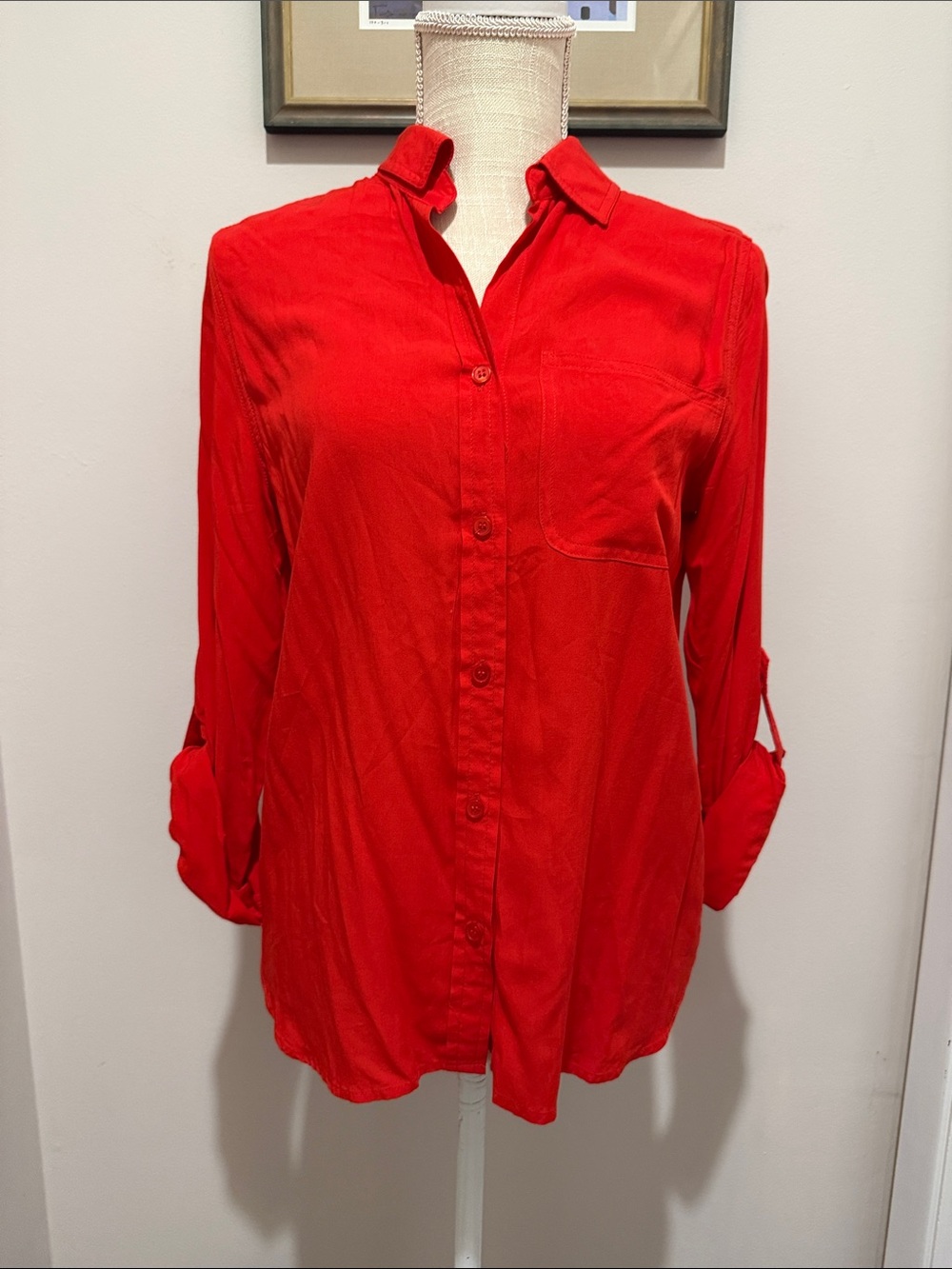 VELVET HEART Contemporary Button Down Top